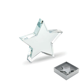Engraved Glass Star Award