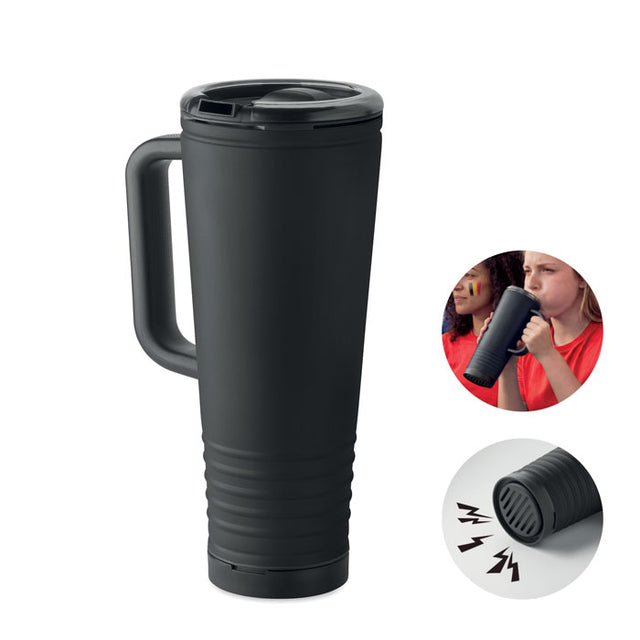 Engraved Howler Cup 700ml, Black
