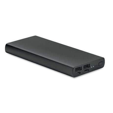Engraved 10000mAh Fast Charge Power Bank, Black