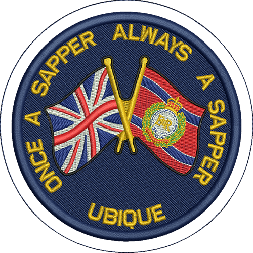 Once A Sapper Badge