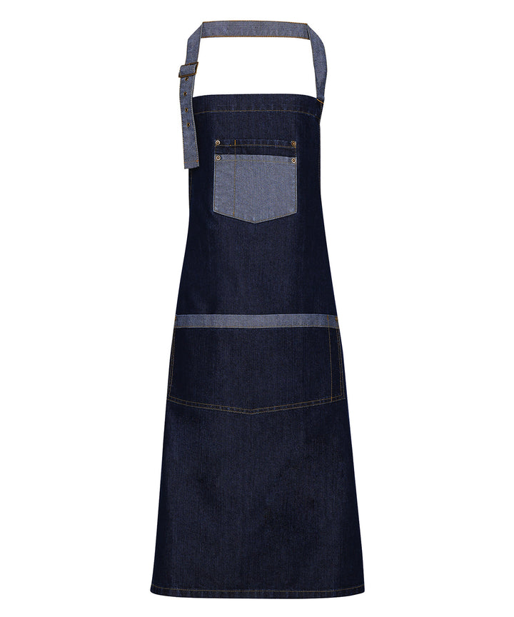 Denim Contrast Apron