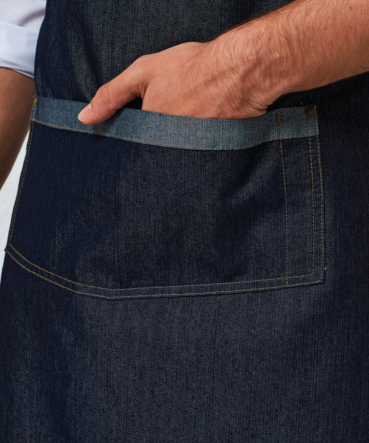 Denim Contrast Apron