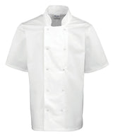Studded Front Chef's Jacket