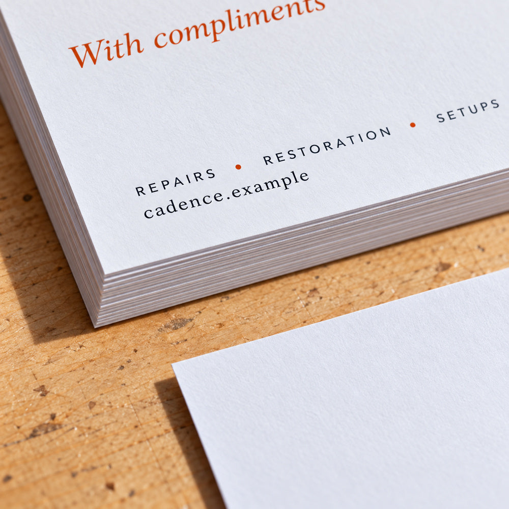 Letterheads and Compliment Slips