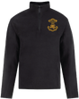 RE Cypher embroidered quarter zip fleece