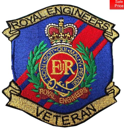 RE Veteran Embroidered Badge