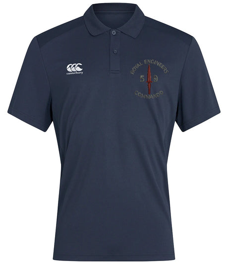 RE 59 Commando Canterbury Club Dry Polo Navy