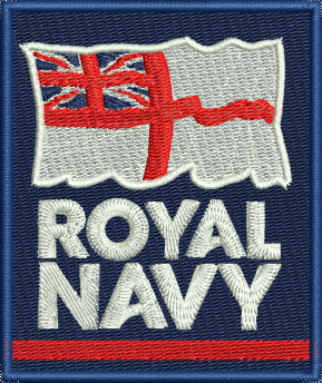 Royal Navy Embroidered Badge