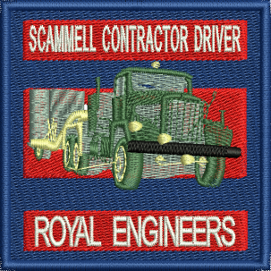 Scammell Contractor Driver Embroidered Badge