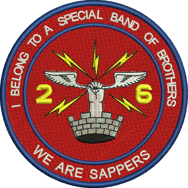 Special Band of Brother 26 AES Embroidered Badge